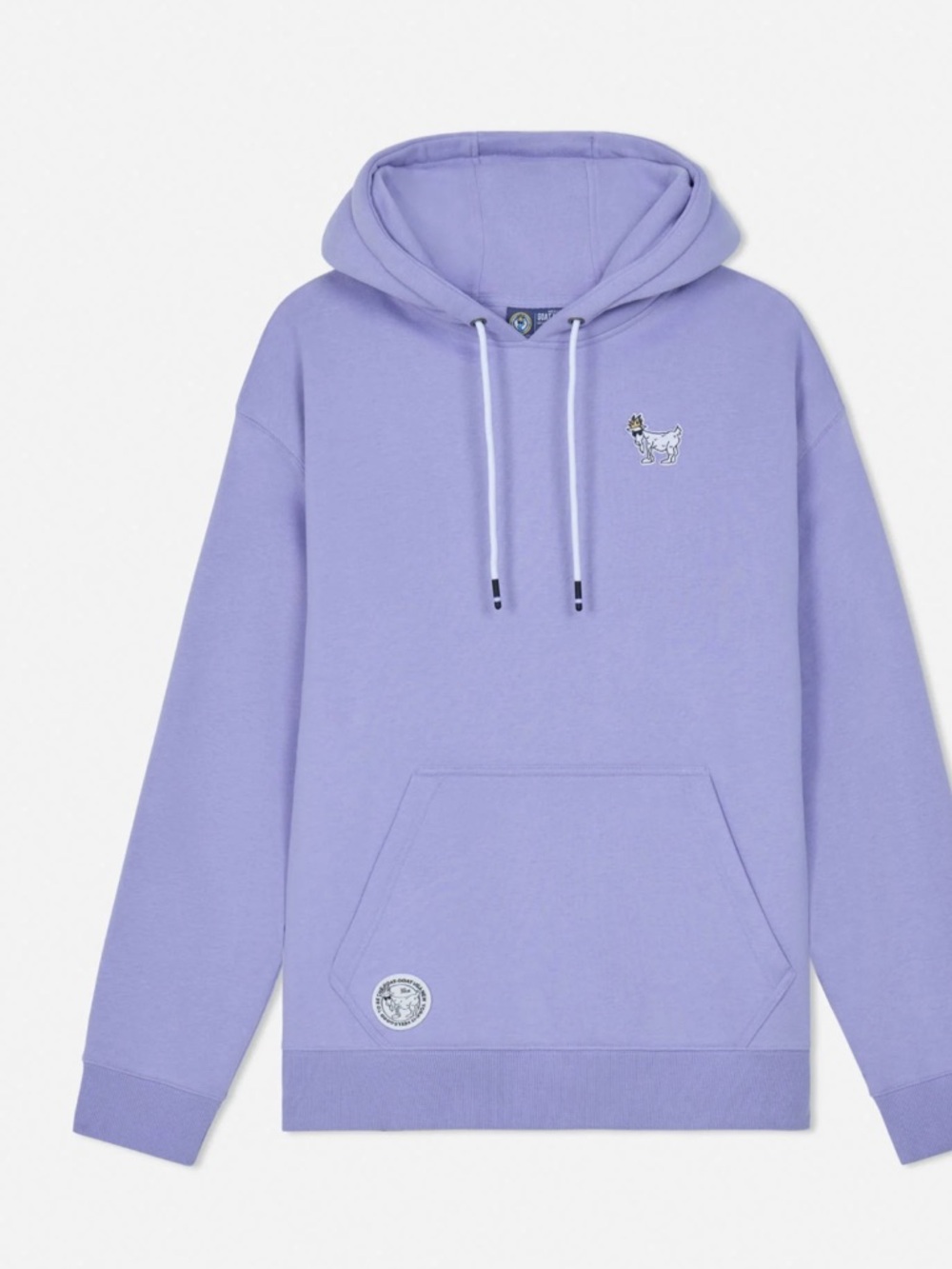 Goat USA Lavender OG Pullover Hoodie with Patch - youth XL